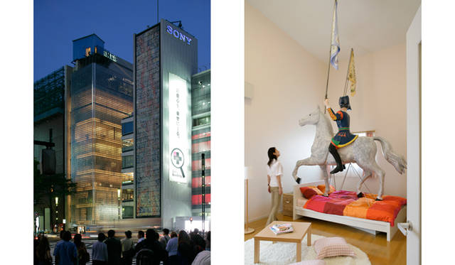 2006年、銀座メゾンエルメスの屋上に作った作品<strong>「天井のシェリー」</strong><br />2006 Chéri in the sky (The Pyrotechnician, Atelier Gilod-Ezzoubir), Exhibition at Maison Hermès 8F Le Forum Tokyo, Japan<br />© Nacása & Partners Inc., Courtesy of Hermès Japon