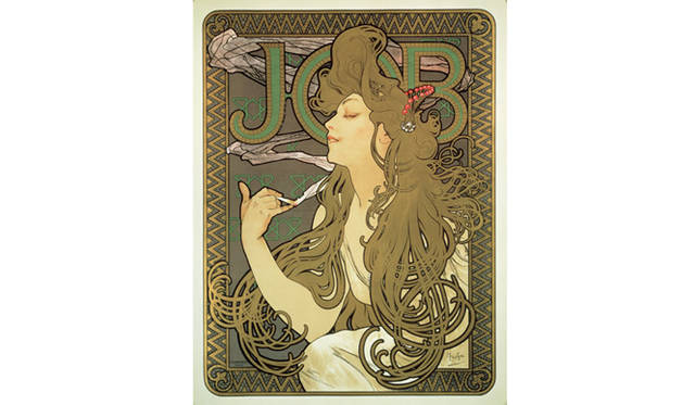 <strong>Cruciani C× ミュシャ展｜クルチアーニC× ミュシャ展</strong>　《ジョブ》　1896年　©Mucha Trust 2013