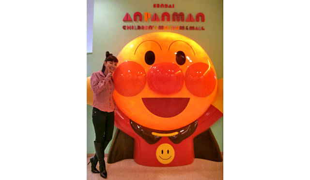 <strong>連載｜戸田恵子</strong>　「仙台アンパンマンミュージアム」館内に入ると巨大アンパンマンがお出迎え