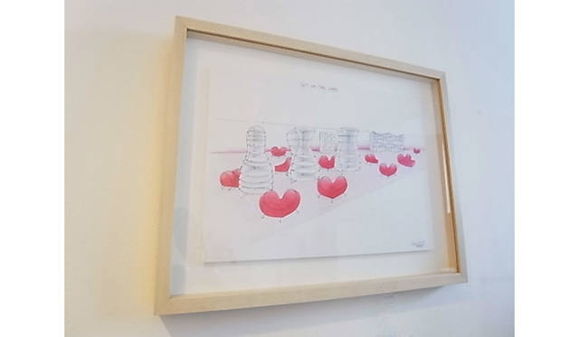 <strong>BOOK｜代官山 蔦屋書店で作品集『カレイドスコープ』出版記念フェアを開催</strong>　自筆のドローイングスケッチ