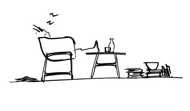 <strong>FRITZ HANSEN｜フリッツ・ハンセン</strong>　minuscule™ by Fritz Hansenスケッチ