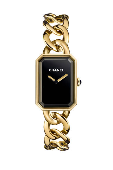 <strong>CHANEL｜シャネル</strong>　「プルミエール」[18KYG×ブラックラッカー（文字盤）×オニキス（リューズ）]、ケースサイズ[20×28×6.6mm]、クォーツ、30m防水、229万9500円（予価）　※2013年4月1日発売予定