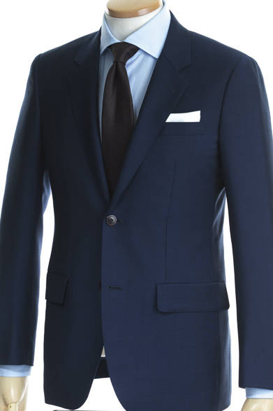 ジャケット5万5650円（ニューヨーカー）、シャツ1万1550円（HITOYOSHI）、ネクタイ9450円（フランコスパダ コンフォート）