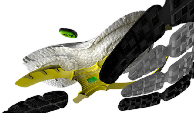 アディダス独自技術torsion systemの搭載により着地の安定感、コントロール性能を向上