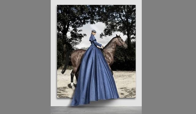 <strong>ART FILE 10｜「Blue Jeans 350 years」</strong>　Carmen Freudenthal and Elle Verhagen Horse and rider, 2012
