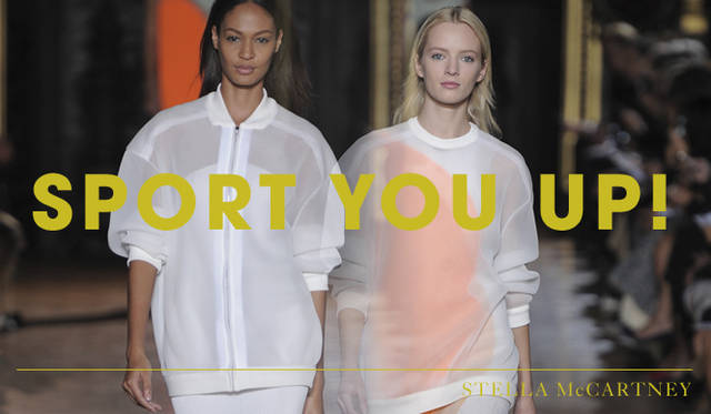 <strong>今年流“リラックス感”の演出、キーワードは“スポーティ”！</strong><br />着こなしに春夏シーズンらしい“リラックス感”を演出するなら、今年はスポーティなエッセンスをミックスするのが正解。スウェットトップスやマウンテンパーカなど、スポーツテイストのアイテムを投入するもよし、ジャージなどの素材感や裾絞りパンツなどディテールで取り入れるもよし。足もとをスニーカーで仕上げるのも今年らしいだろう。スタイリングのさい気をつけたいのは、あくまでスポーティなエッセンスを“ミックス”するということ。たとえばマウンテンパーカを羽織ったら、足もとはレディライクなブーティやパンプスを。また、フェミニンなアイテムにはスニーカーを合わせたりと、あくまで女性らしいスタイルに仕上げるための足し算、引き算を意識したい。<br /><br />STELLA McCARTNEY（ステラ マッカートニー）