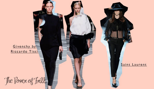 Givenchy by Riccardo Tisci（ジバンシィ バイ リカルド ティッシ）／Saint Laurent（サンローラン）Courtesy of Saint Laurent