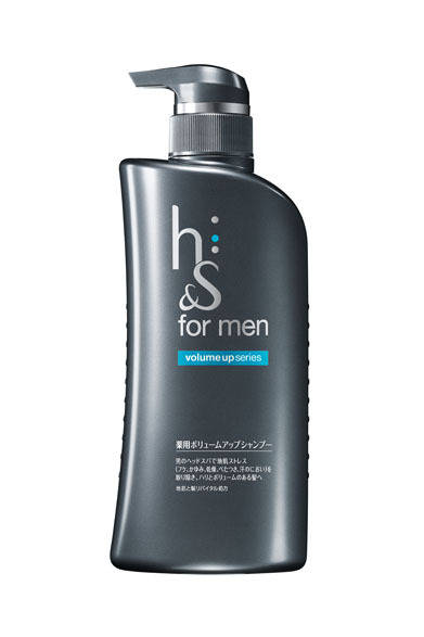 <strong>P&G｜プロクター・アンド・ギャンブル・ジャパン</strong>　ヘアケア製品「エイチ・アンド・エス フォー・メン ボリュームアップ シリーズ」<br>薬用ボリュームアップ シャンプー（オープン価格）