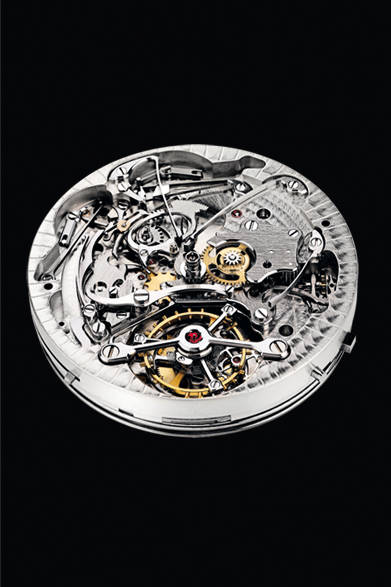 「ロイヤル オーク オフショア・グランド コンプリカシオン」自動巻き、チタンケース（ベゼル＆リュウズ＆クロノボタンはセラミック製）、世界限定3本、6300万円（予価）。6月発売予定