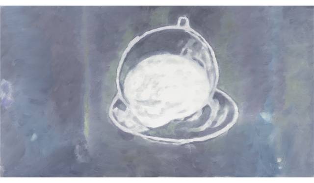 WAKO WORKS OF ART Luc Tuymans Teacups 2012117 x 65 cm(#1 of triptych) Oil on Canvas (参考図版)