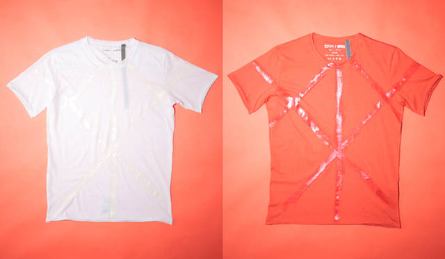 <strong> DIESEL｜ディーゼル 南アフリカの3人組とデニムコレクション</strong> 白とコーラル、ほかに黒を展開。Tシャツ各1万4490円（ディーゼル＋イードゥン／ディーゼル ジャパン）