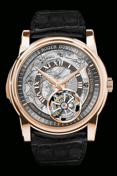 「オマージュ ミニッツリピーター 」自動巻き、ローズゴールドケース、世界8本限定、4011万円（予価）。国内入荷未定