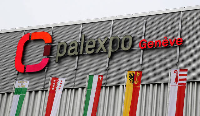 ジュネーブモーターショーの会場となった、パレクスポ