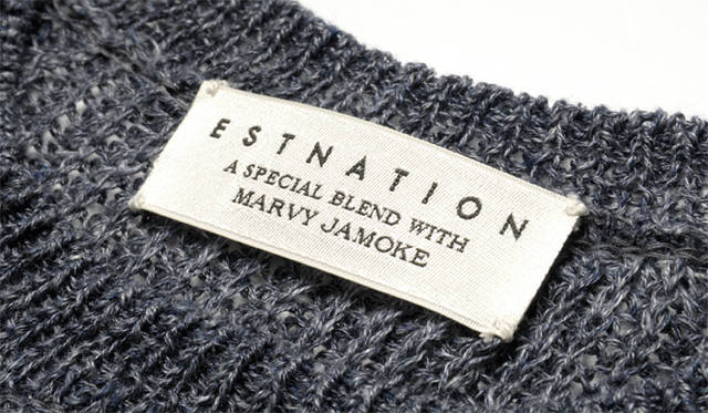 <strong>ESTNATION ｜エストネーション</strong>　本企画のために製作されたオリジナルのネームタグ