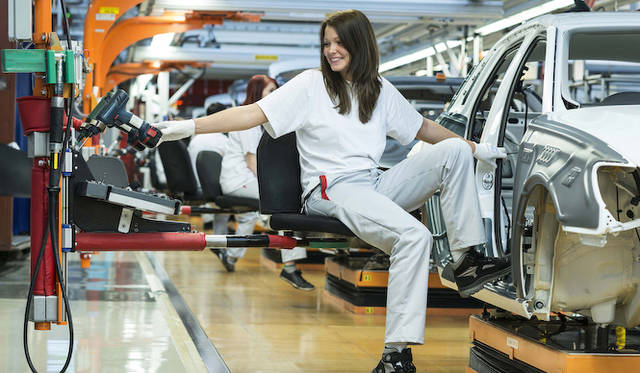 インゴルシュタットの工場における A3の製造風景