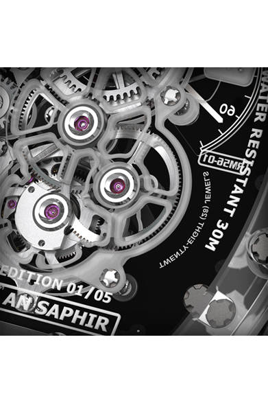 <strong>RICHARD MILLE｜リシャール・ミル</strong>「RM56-01 トゥールビヨン サファイヤクリスタル」