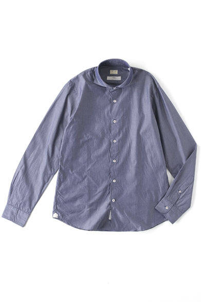 <strong>阪急メンズ東京｜2013年4月は、ドレッシーに着こなす“インディゴシック”</strong>　インディゴシャツ1万7850円（アングレー×リーセンシィ オブ マイン アバハウス／アバハウス ラストワード／阪急メンズ東京）