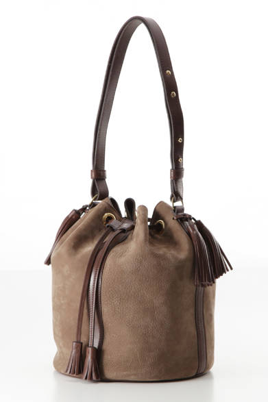 <strong>J&M DAVIDSON｜J&M デヴィッドソン</strong> 巾着タイプの新型モデル「GAUCHO」 [W23×H28×D23cm] 13万6500円