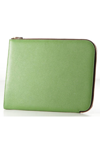 <strong>J&M DAVIDSON｜J&M デヴィッドソン</strong> A4サイズの書類が収納できる「MEDIUM DOCUMENT CASE」（ベール・ピカント） [W32.5×H24×D1.5cm] 6万9300円