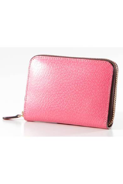 <strong>J&M DAVIDSON｜J&M デヴィッドソン</strong> 内側が3つに仕切られた「SMALL ZIP PURSE」 [W12×H8×D2cm] 2万4150円