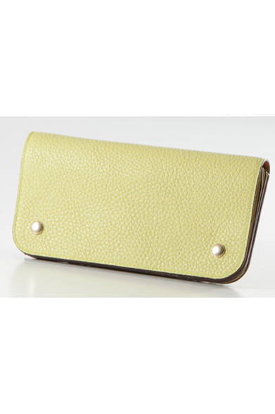 <strong>J&M DAVIDSON｜J&M デヴィッドソン</strong> 「SMALL FLAP PURSE」より長いタイプの「LARGE FLAP PURSE」 [W19×H10×D1.5cm] 5万8800円