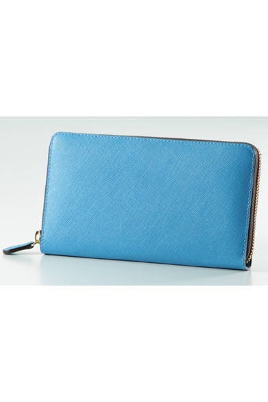 <strong>J&M DAVIDSON｜J&M デヴィッドソン</strong> 紙幣を折らずに収納できる長財布「NEW SIZE L ZIP WALLET」（シー） [W18.5×H10.5×D2cm] 5万6700円
