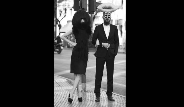 <strong>ART 13｜「ARRRGH! MONSTERS DE MODE」</strong>　Charlie Le Mindu + ATOPOS cvc, Atopic Bodies [ONE]: ‘Mr & Mrs Myth’, 2010, © photo: Vassilis Karidis.