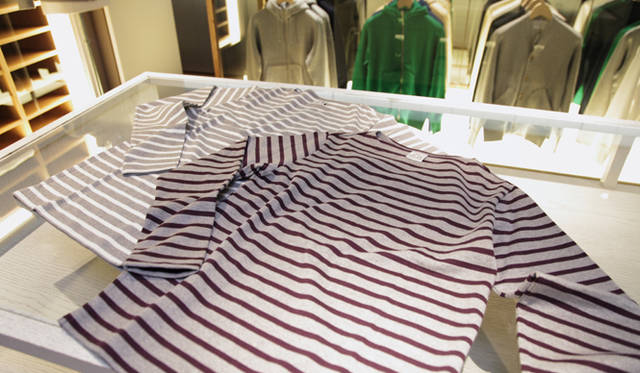 　クラシックボーダー天竺ボートネック 1万2600円