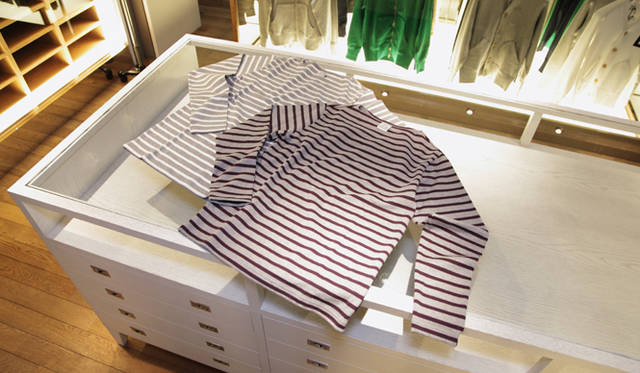 　クラシックボーダー天竺ボートネック 1万2600円