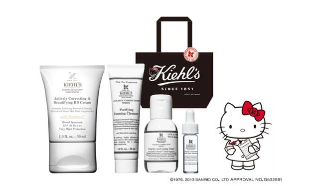 <strong>KIEHL’S SINCE 1851 ｜キールズ銀座店が3月29日（金）、グランドオープン</strong>　キールズ×ハローキティ「“肌に効く！”BBクリーム&美白セット」