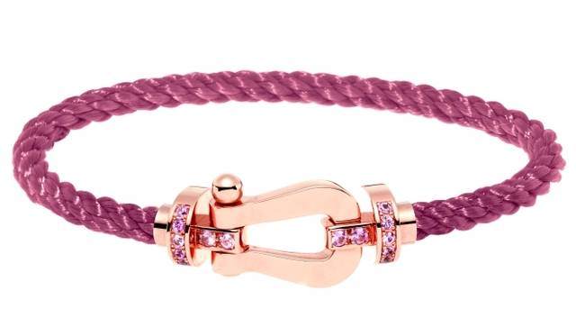 <strong>FRED｜阪急うめだ本店にてポップアップイベント開催</strong> フォース10ブレスレット　PG×ピンクサファイア×PET（ローズウッド） 42万8400円