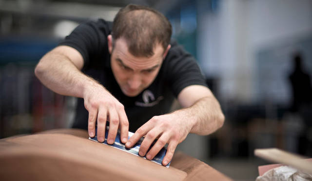 デザイン確認のためのクレイモデル