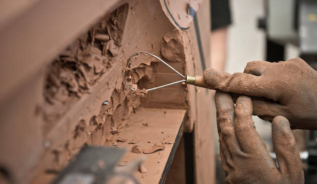 デザイン確認のためのクレイモデル