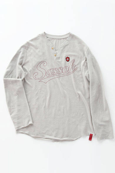 <strong>SASSOh｜サッソー</strong>　2013春夏コレクション　「茂雄Tシャツ 長袖」1万500円