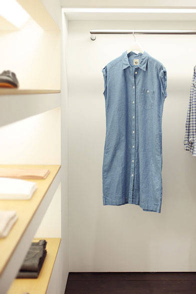 <strong>MARGARET HOWELL｜マーガレット・ハウエル</strong>　「マーガレット・ハウエル×エドウイン」　コットンリネンドレス4万4100円