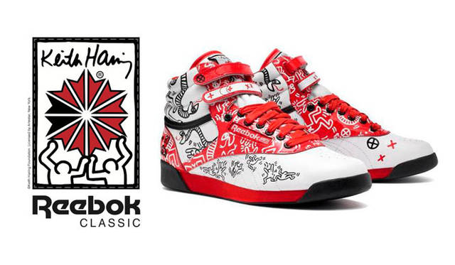 <strong>Reebok｜リーボック</strong>　「リーボック クラシック×キース・ヘリングコレクション」　＜ウィメンズ＞Reebok Classic (リーボック クラシック）フリースタイルハイ INT R12 ＜Keith Haring （キース・へリング）モデル＞1万2600円