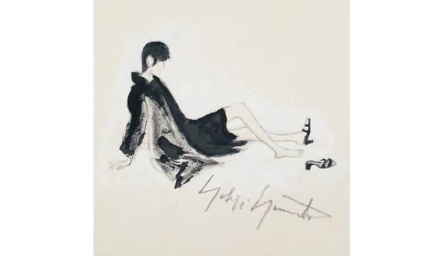 <strong>Yohji Yamamoto｜山本耀司によるインスタレーションを伊勢丹新宿店で開催</strong>　デッサンプリント ポストカードセット 4枚組　1680円