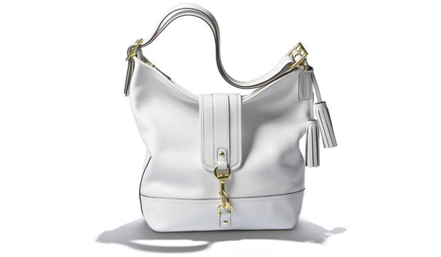 <strong>COACH｜コーチ</strong>　コーチ表参道 限定アイテム　「レガシー レザー ラージ ドッグリーシュ ダッフル」 [H36×W28×D16cm]　8万9250円