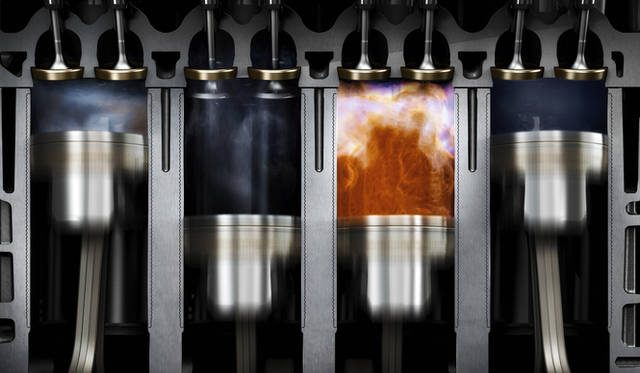 ACT （アクティブシリンダーマネジメント）イメージ<br /><br />※機構説明用につき実際のものとは一部ことなる