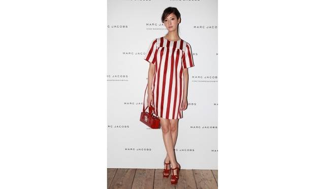 <strong>ART｜MARC JACOBS ICONIC SHOWPIECES EXHIBITION</strong>　モデルの菜々緒氏