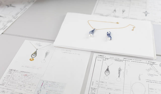 <strong>MIKIMOTO｜ミキモト</strong>　デザイン画と設計仕様書