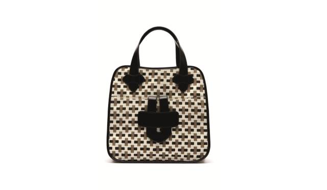 <strong>TILA MARCH + DAVID HICKS｜ポップアップショップがオープン</strong>　ZELIG TOTE L CROSS MILITAIRE NOIR　4万950円