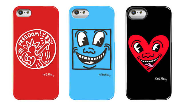 <strong>CASE SCENARIO｜ケース・シナリオ</strong>　左から、キース・へリング2480円。キース・へリング2480円。キース・へリング2980円