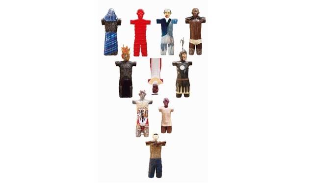 <strong>ART｜横浜美術館『Welcome to the Jungle　熱々！東南アジアの現代美術』</strong>　ロベルト・フェレオ《バンタイの祭壇》2007年 合板、おがくずと卵殻による混合材、彩色