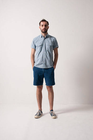 <strong>FUJITO｜フジト</strong>　 2013年夏コレクション　S/S Western Shirts1万6800円、Climbing Shorts1万6800円