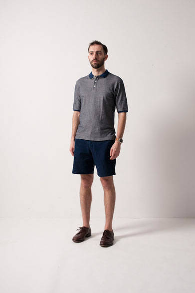 <strong>FUJITO｜フジト</strong>　 2013年夏コレクション　Polo Shirts1万4700円、Climbing Shorts1万6800円