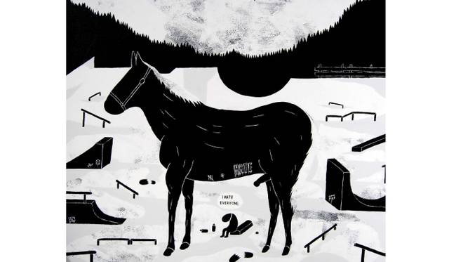 <strong>ART｜Ly個展『PARK’S GRAY』</strong>　© Ly