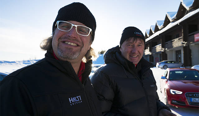 左が今回の講師 マーカス