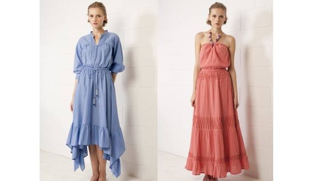 <strong>Velnica｜ヴェルニカ、伊勢丹新宿店に期間限定ストアをオープン</strong>　伊勢丹限定ドレス　（左より） 2万4150円、2万6250円