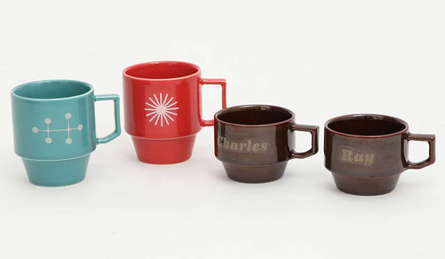 <strong>Mid-Century MODERN｜ミッド・センチュリーモダン</strong>　映画『ふたりのイームズ：建築家チャールズと画家レイ』公開記念コラボレーション　「BLOCK MUG」